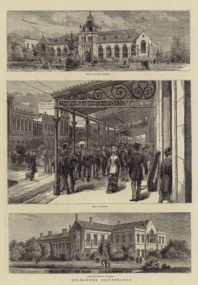 Melbourne Illustrated by Frederic Villiers